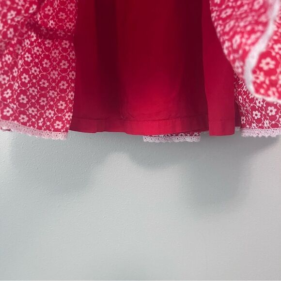 Janie and Jack Red Smocked Floral Dress Size 12-18mo - Picture 2 of 6